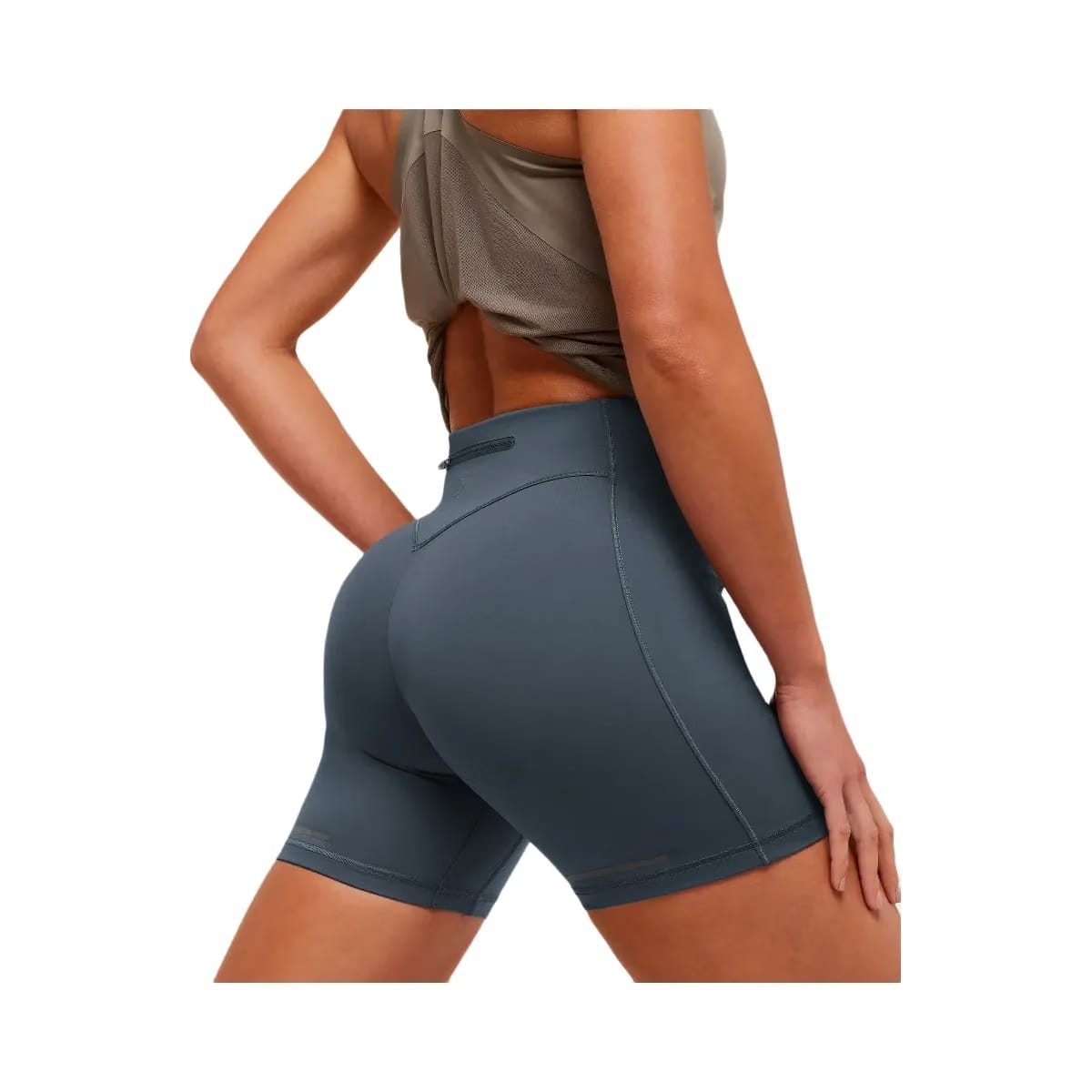 Gymshark Running Elite 6" Tight Fit Shorts "Titanium Blue"