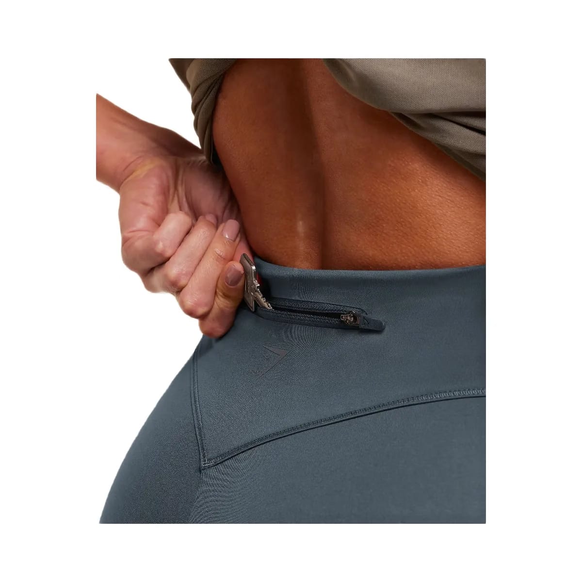 Gymshark Running Elite 6" Tight Fit Shorts "Titanium Blue"