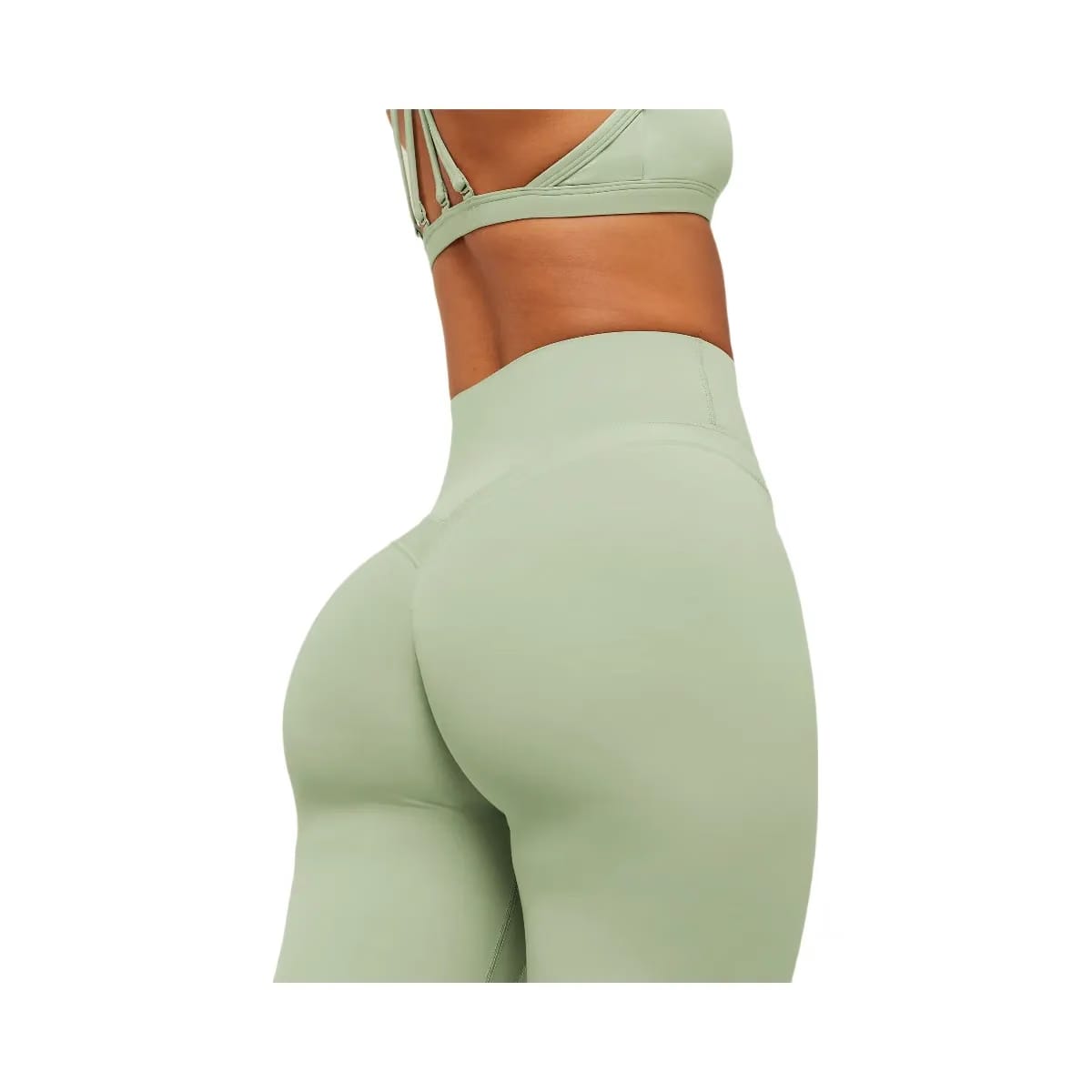 Gymshark Whitney Short Flared Legging "Haze Green"