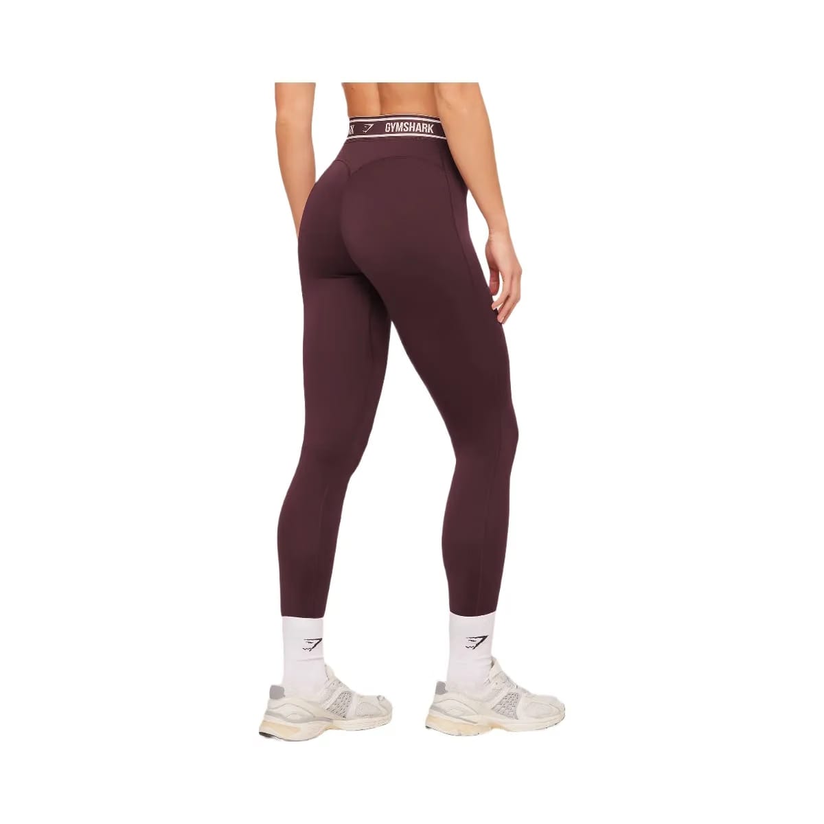 Gymshark Waistband Logo Leggings "Cherry Purple"