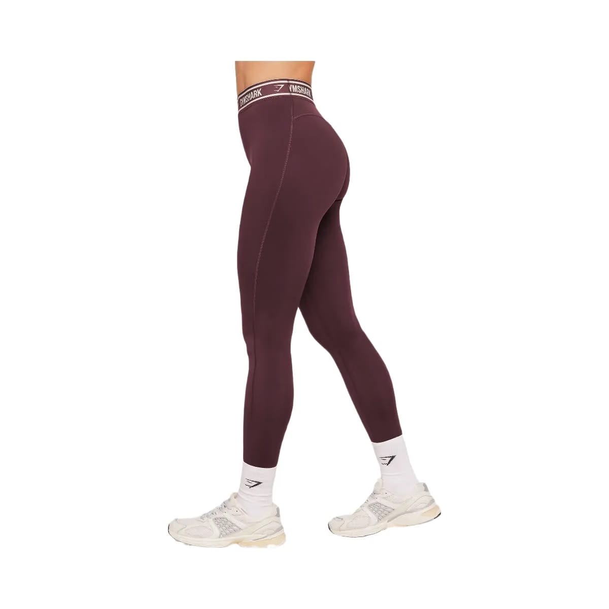 Gymshark Waistband Logo Leggings "Cherry Purple"