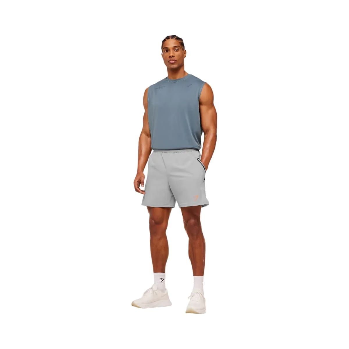 Gymshark Sport Hybrid 6" Shorts "Stratus Grey"