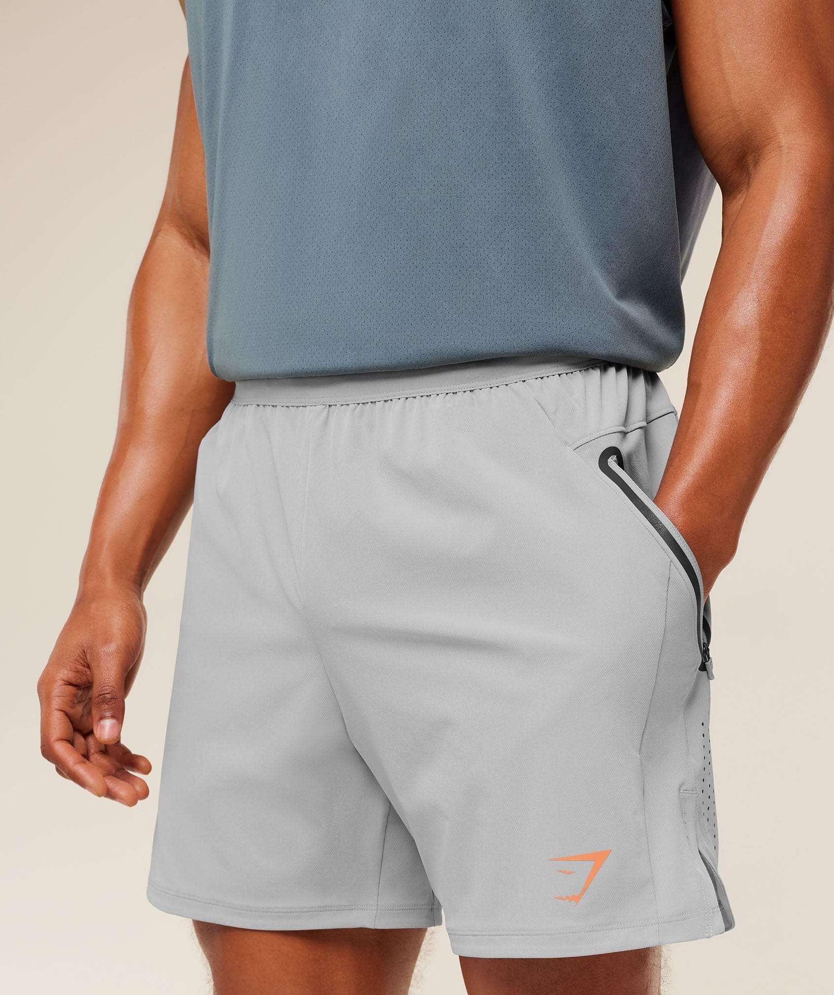 Gymshark Sport Hybrid 6" Shorts Stratus Grey