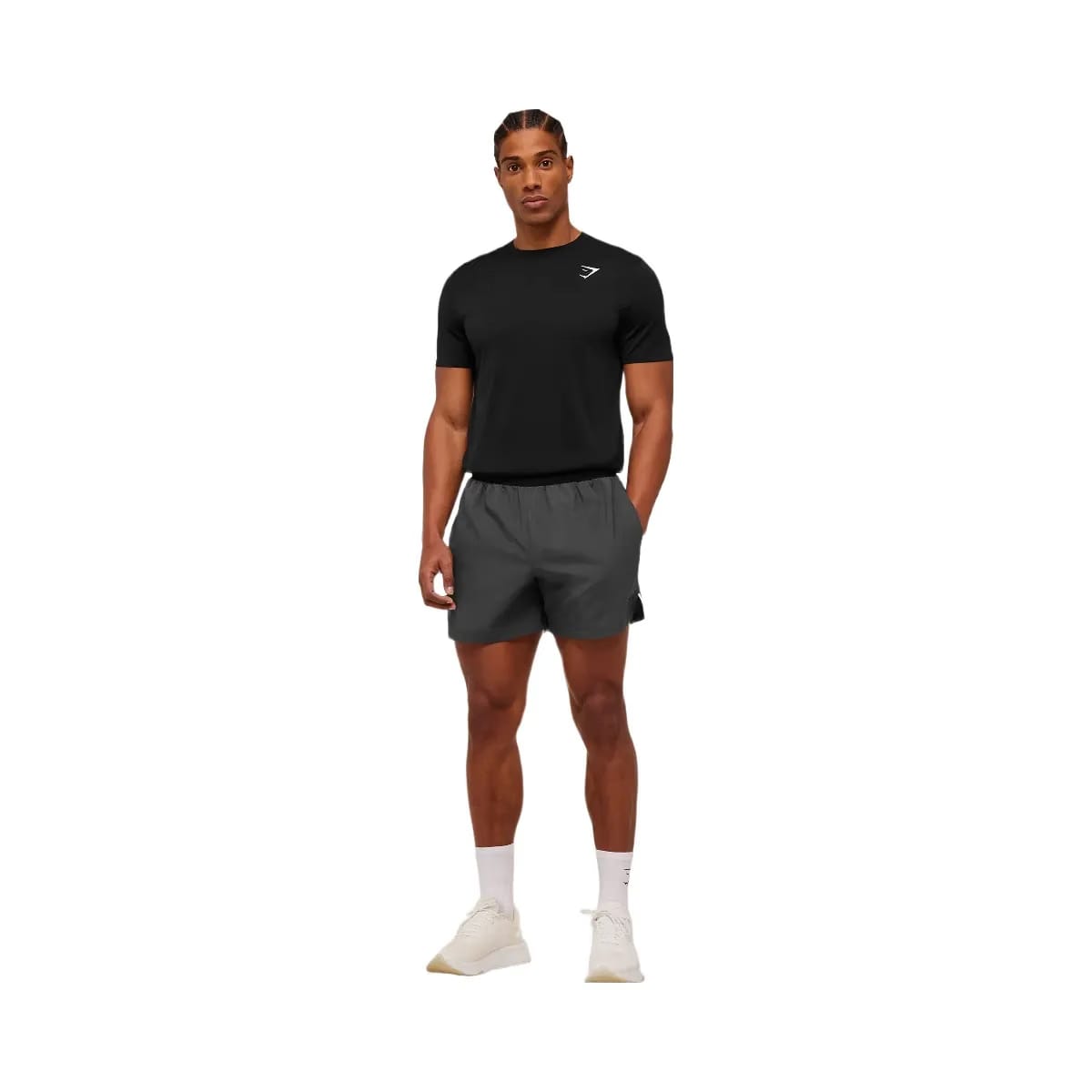 Gymshark Arrival Contrast Shorts "Grey Black"