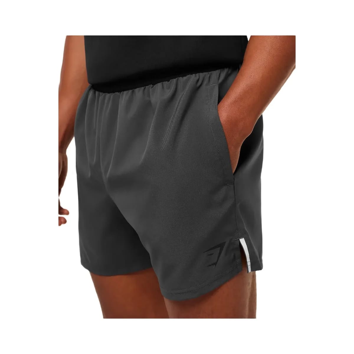 Gymshark Arrival Contrast Shorts "Grey Black"