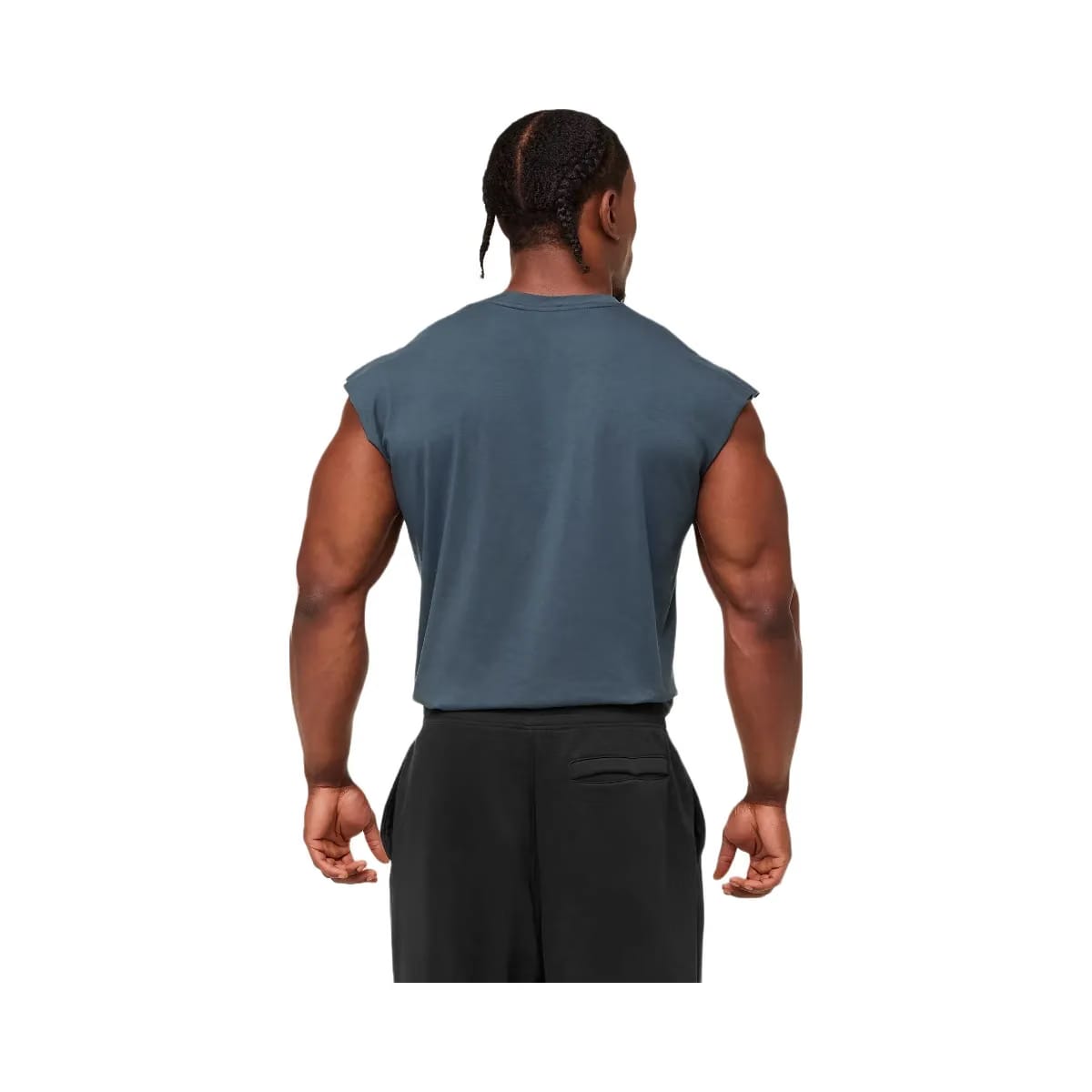 Gymshark Critical Cut Off Tank Gs Stealth Blue