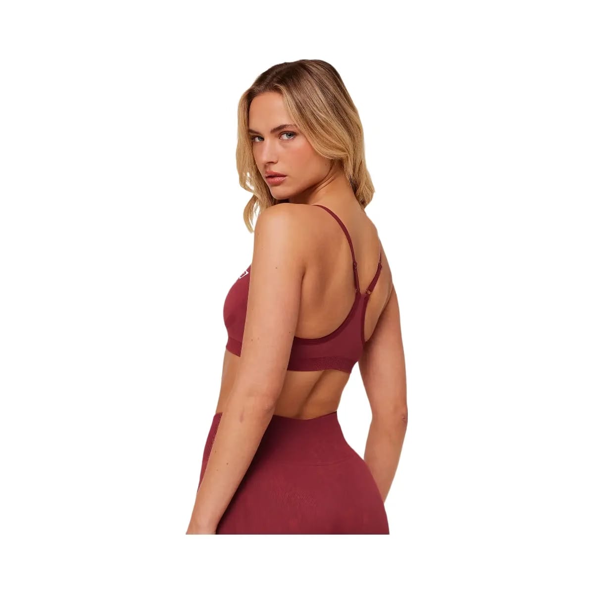 Gymshark Washed Sports Bra "Red Wash"
