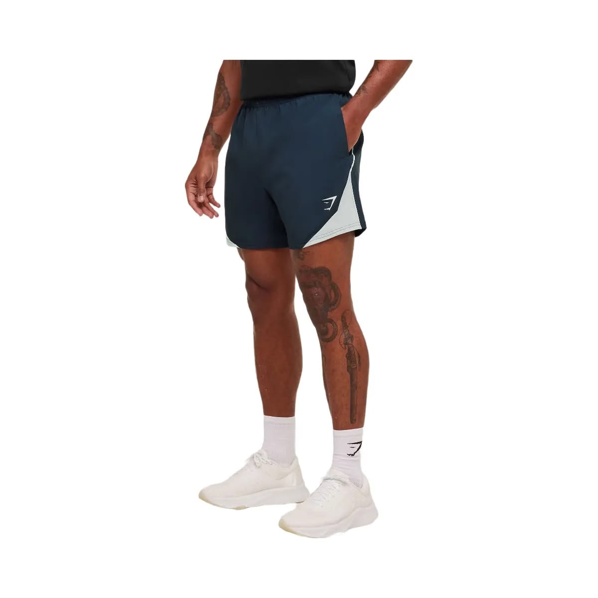 Gymshark Arrival Block 6" Shorts "Navy"