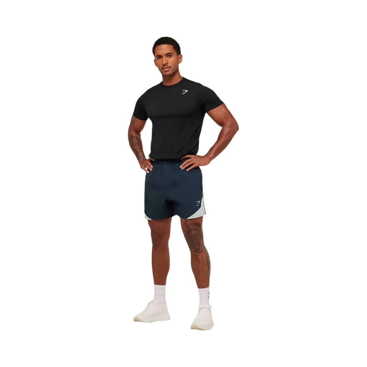 Gymshark Arrival Block 6" Shorts "Navy"