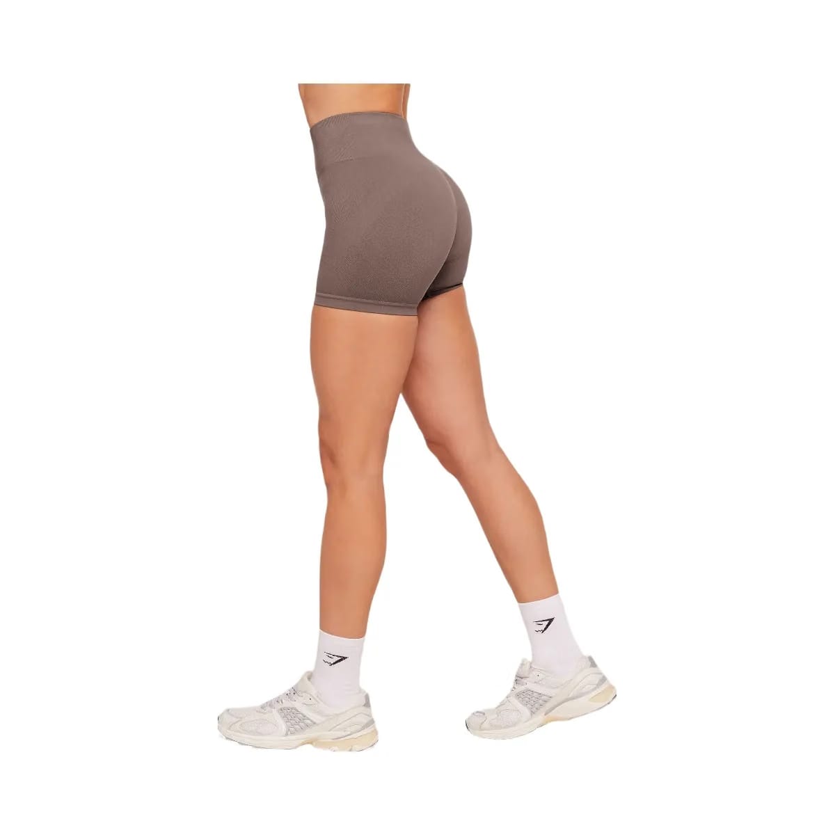 Gymshark Poise Seamless Shorts "Cool Brown"