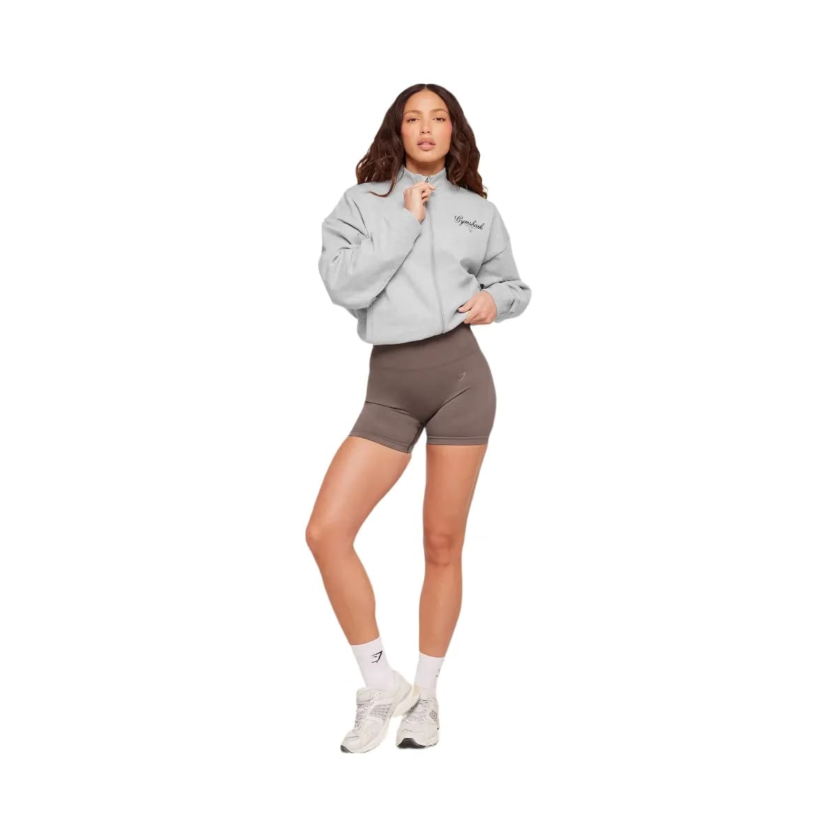 Gymshark Poise Seamless Shorts "Cool Brown"