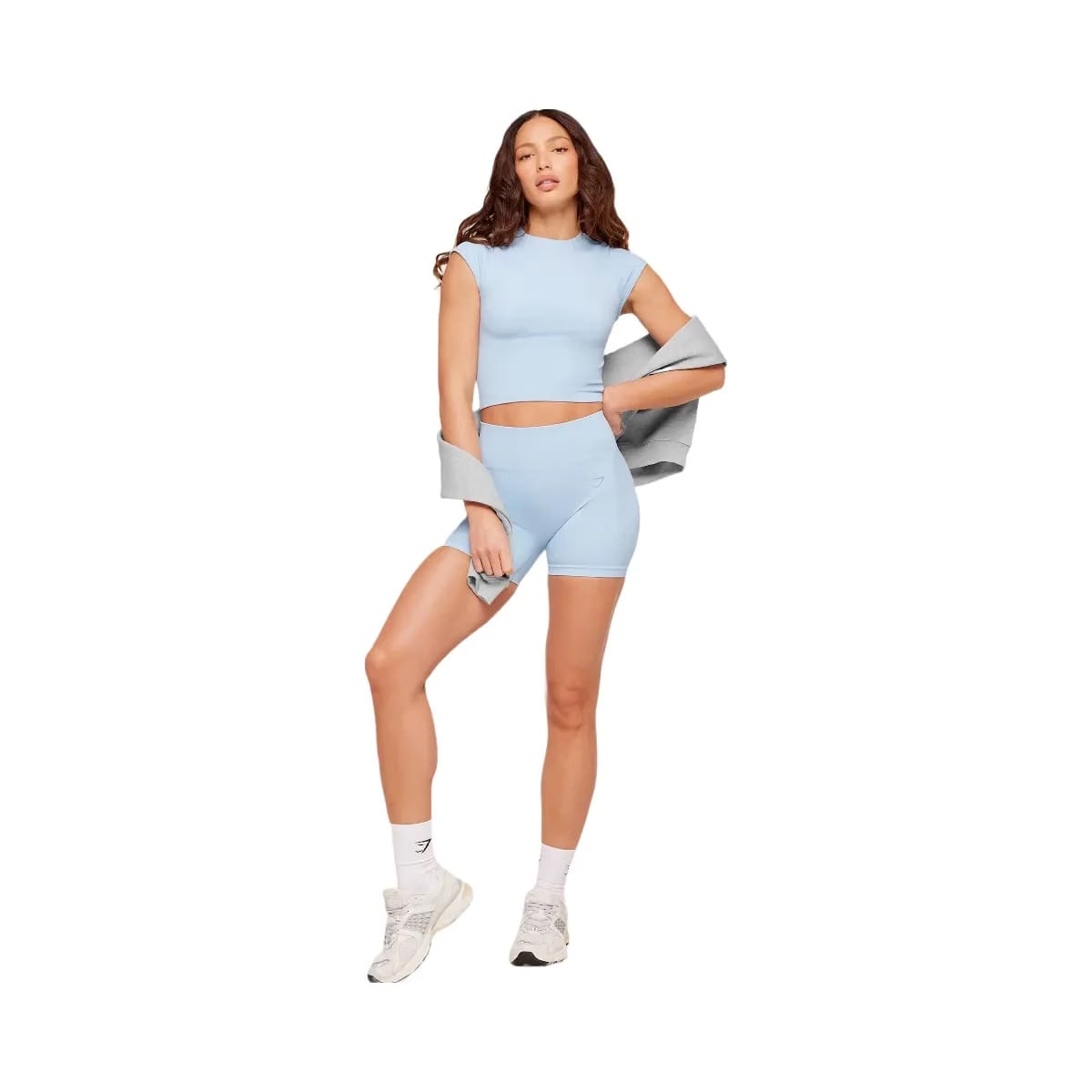 Gymshark Poise Seamless Shorts "Chilled Blue"