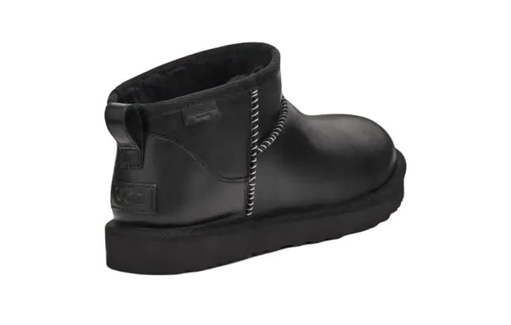 Uggs Men's Classic Ultra Mini LTHR Regen Black