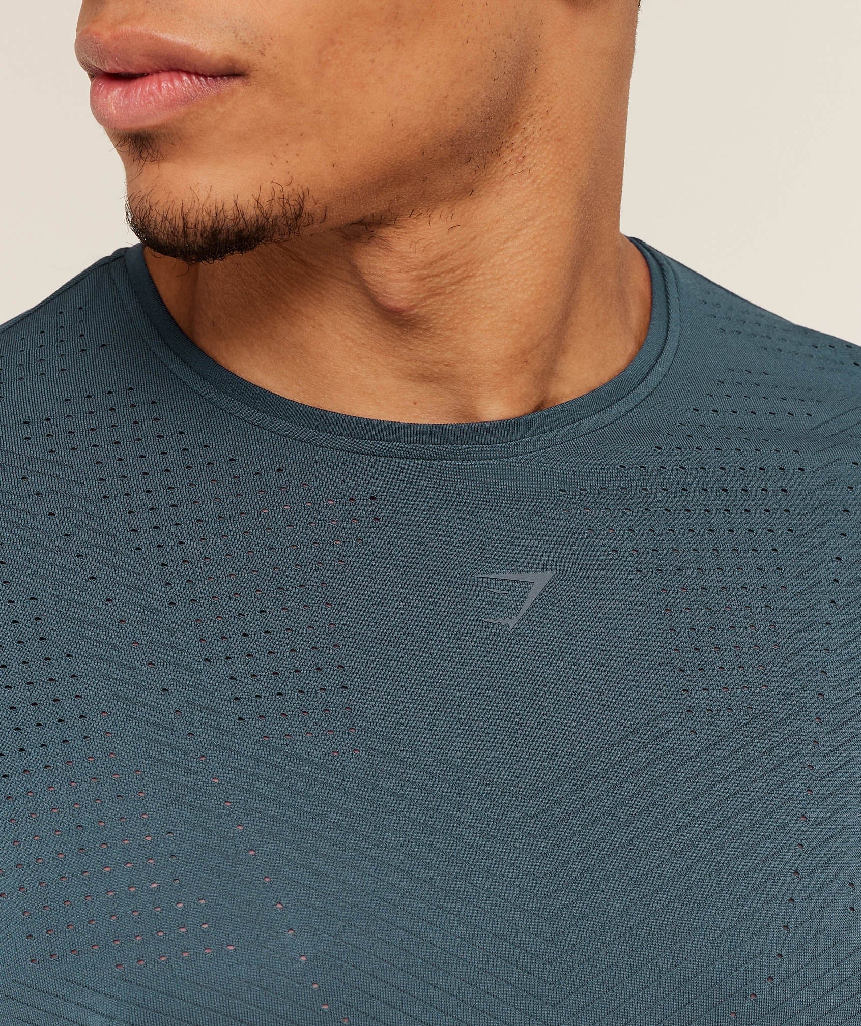 Gymshark Seamless Running T-Shirt Gs Stealth Blue