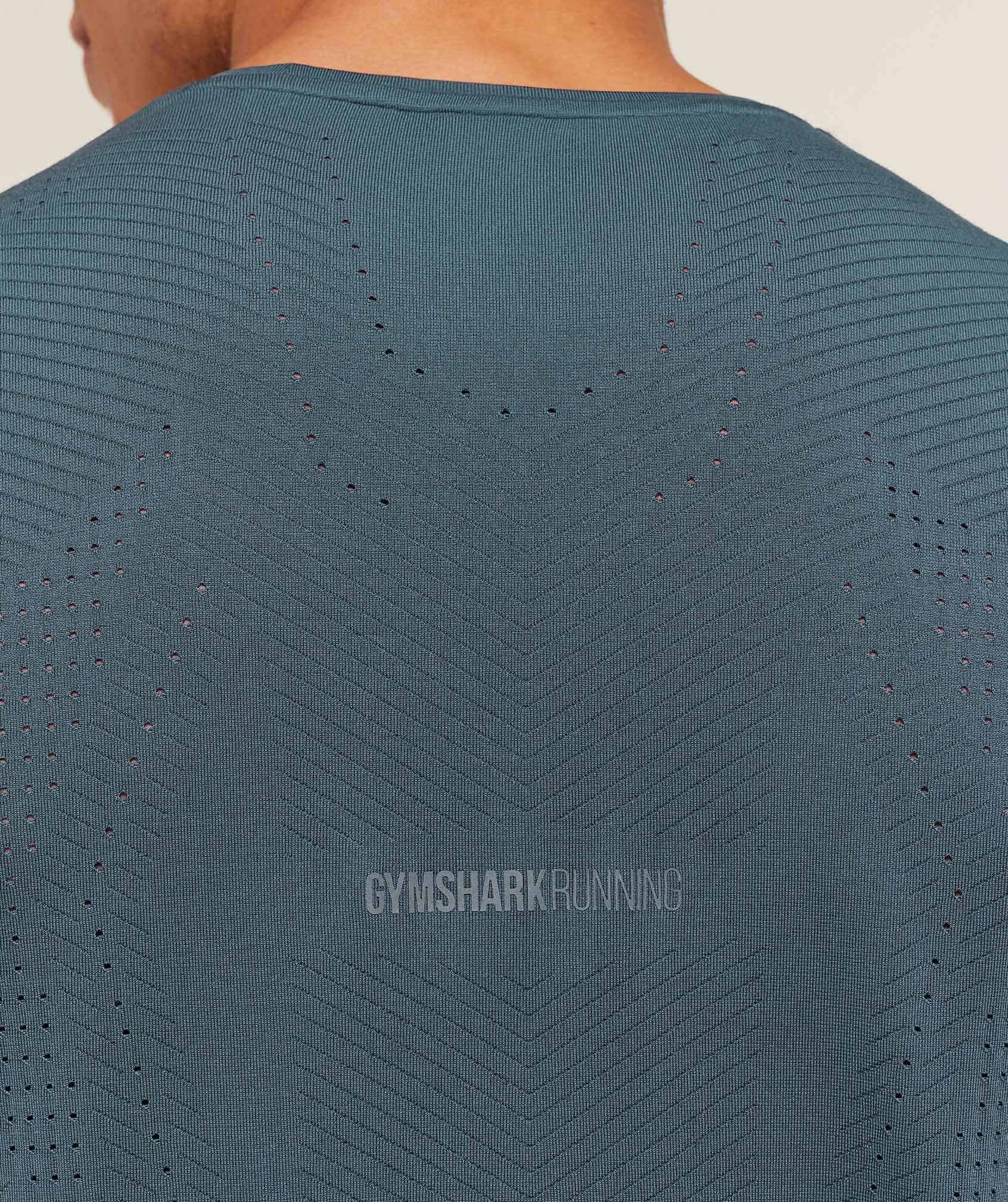 Gymshark Seamless Running T-Shirt Gs Stealth Blue
