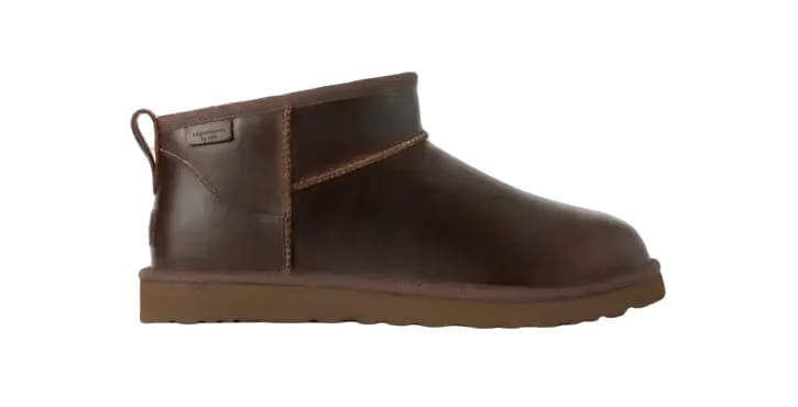 Uggs Men's Classic Ultra Mini LTHR Regen Ironwood