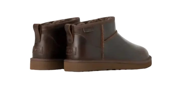 Uggs Men's Classic Ultra Mini LTHR Regen Ironwood