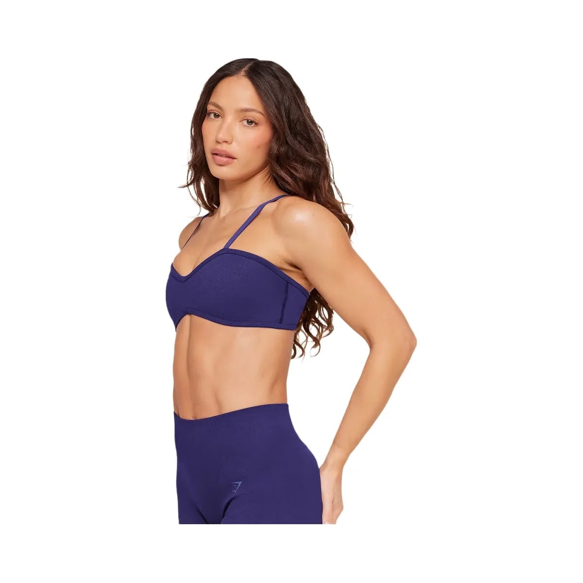 Gymshark Poise Light Support Seamless Sports Bra "Indigo Purple"