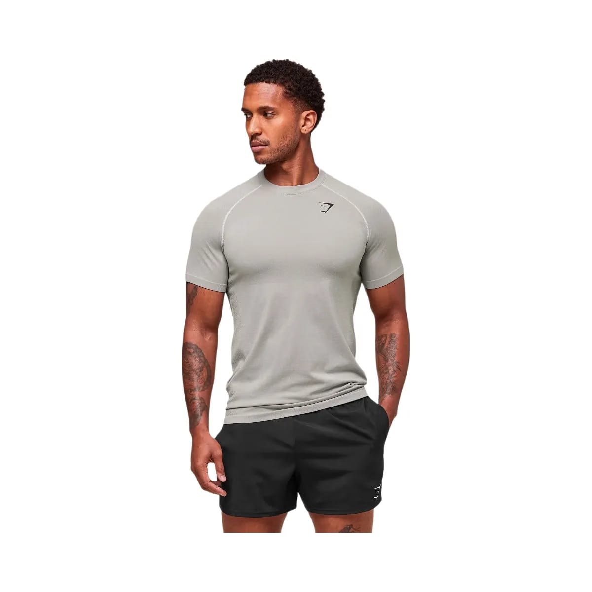 Gymshark Vital Seamless T-Shirt "Light Grey Smokey Grey"