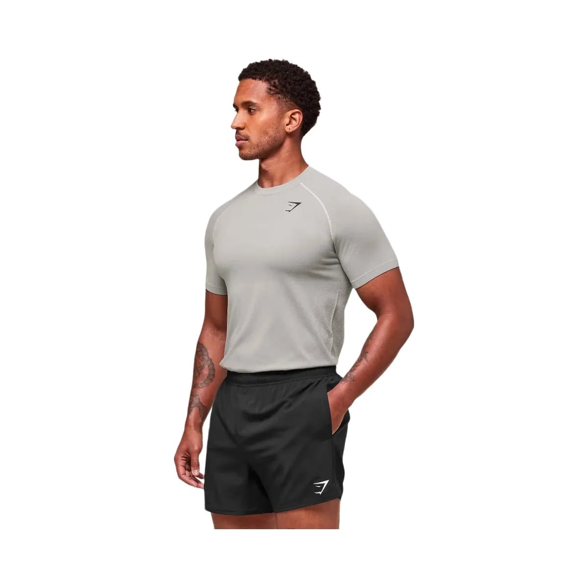 Gymshark Vital Seamless T-Shirt "Light Grey Smokey Grey"