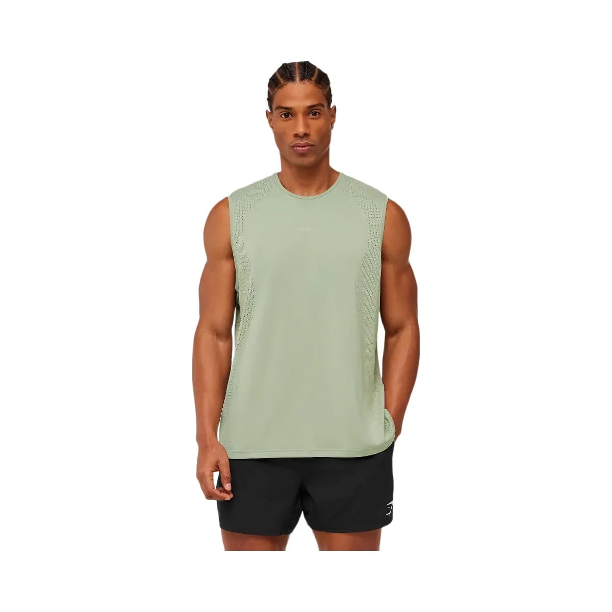 Gymshark Distance Seamless Tank "Haze Green Haze Green"