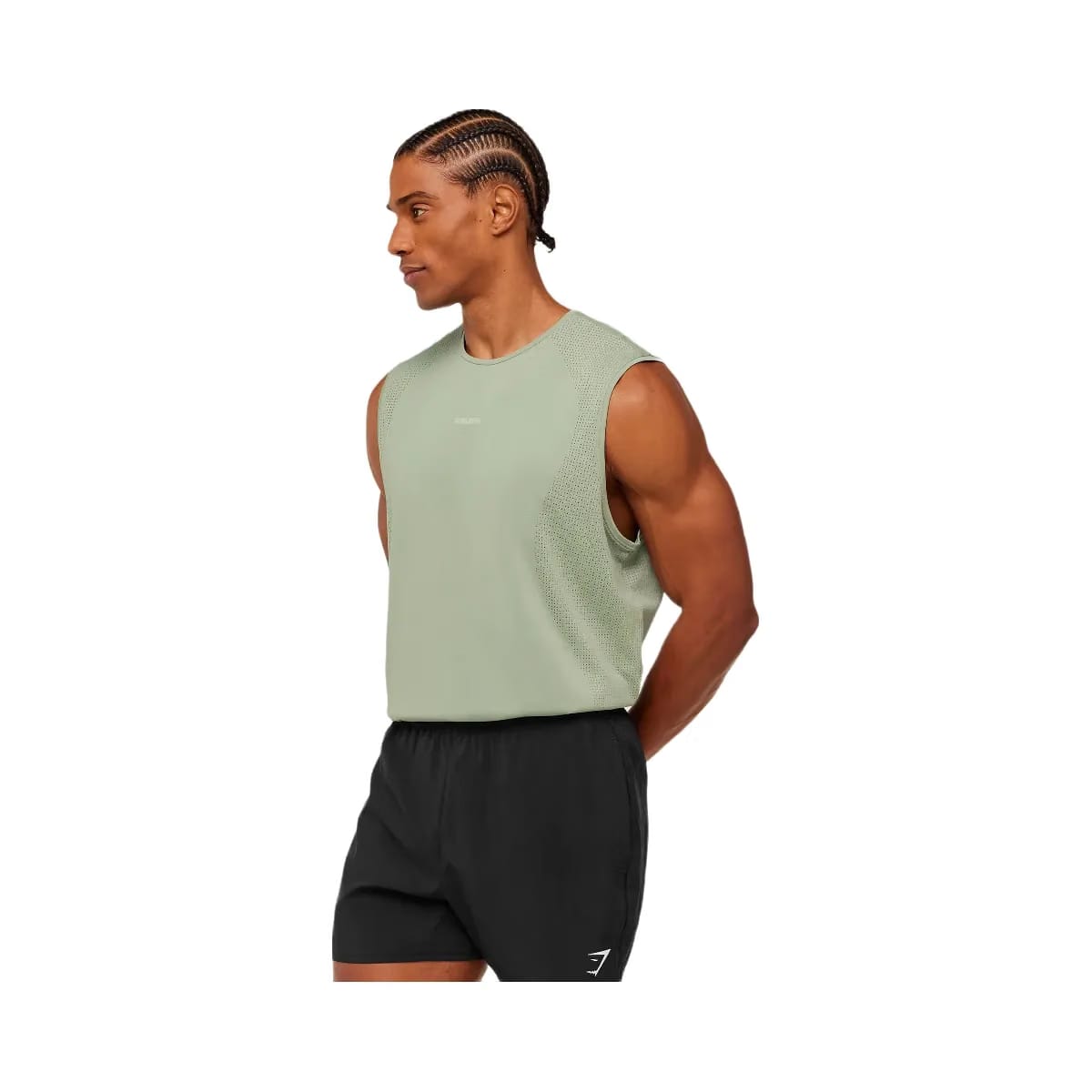 Gymshark Distance Seamless Tank "Haze Green Haze Green"