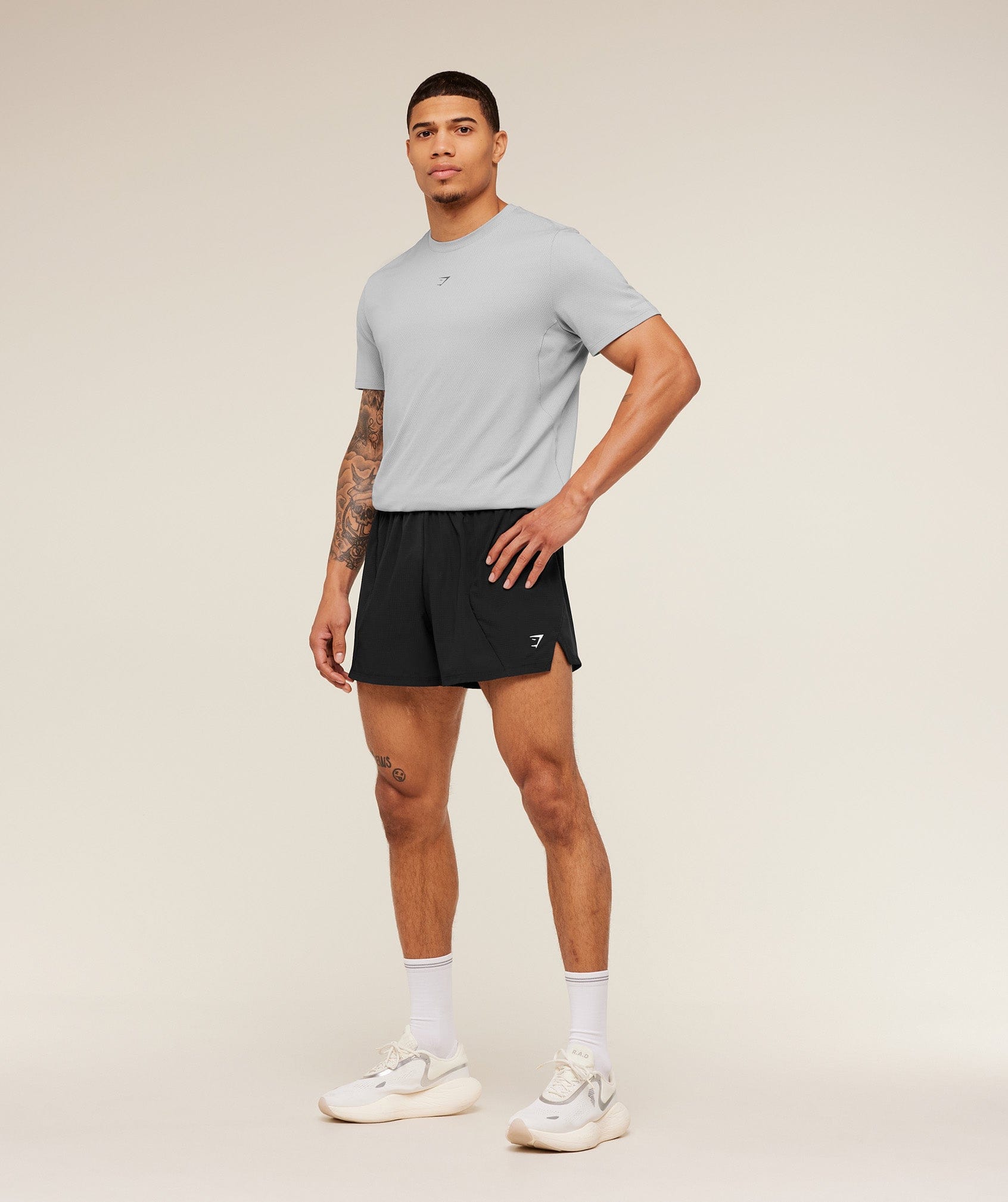 Gymshark Running T-Shirt Stratus Grey