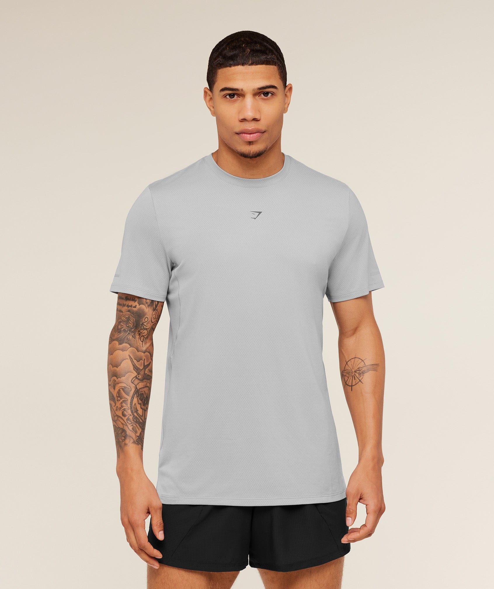 Gymshark Running T-Shirt Stratus Grey