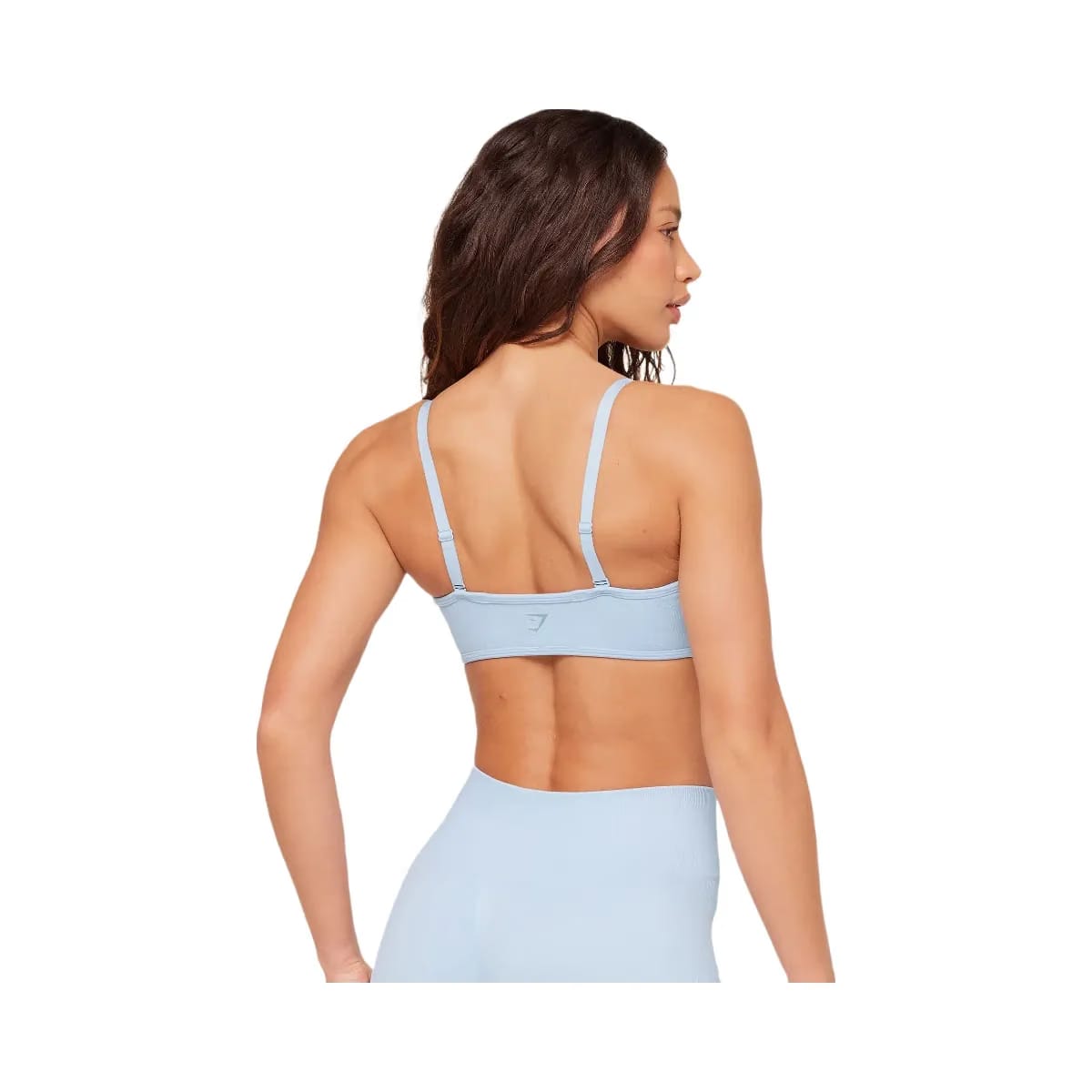 Gymshark Poise Light Support Seamless Sports Bra "Chilled Blue"