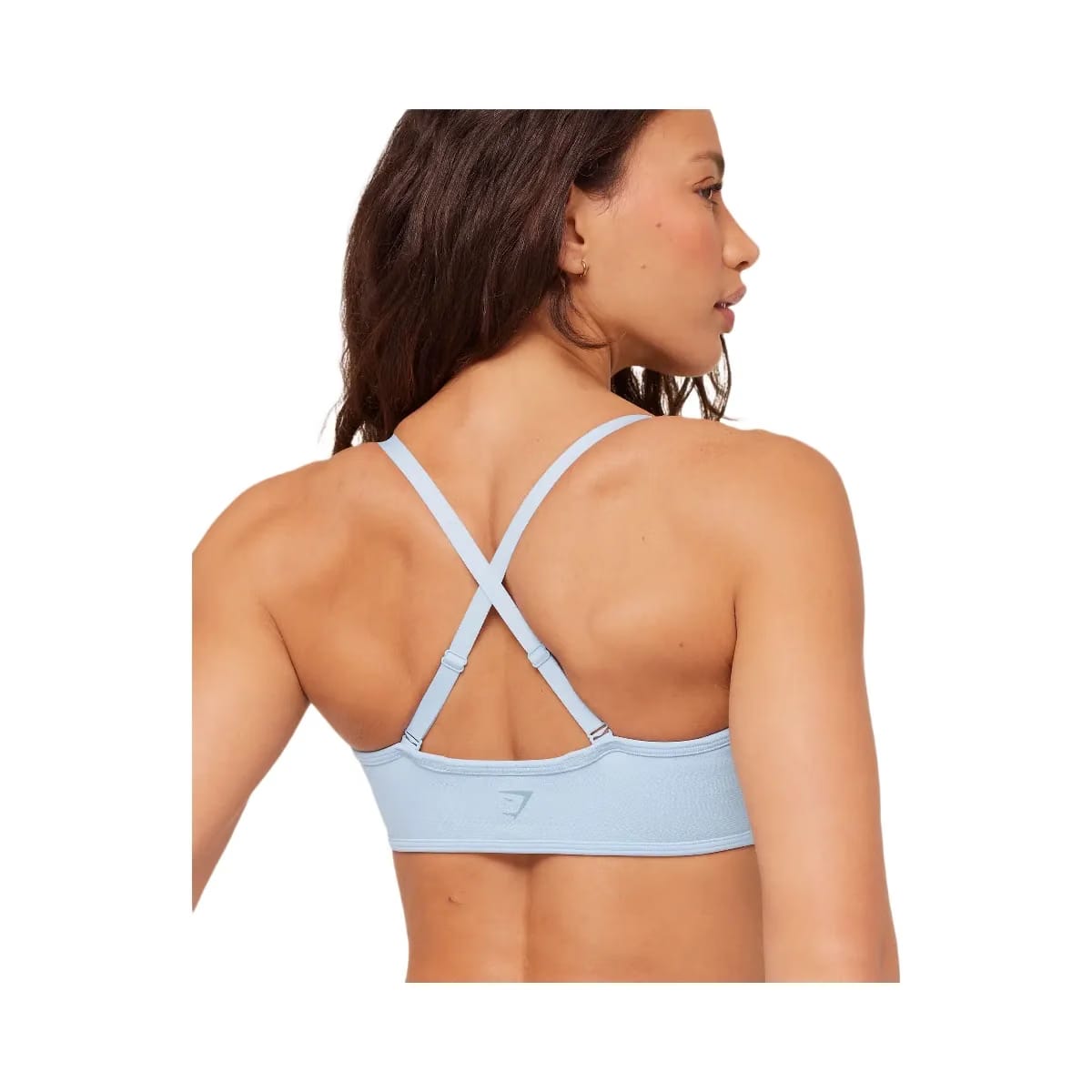 Gymshark Poise Light Support Seamless Sports Bra "Chilled Blue"