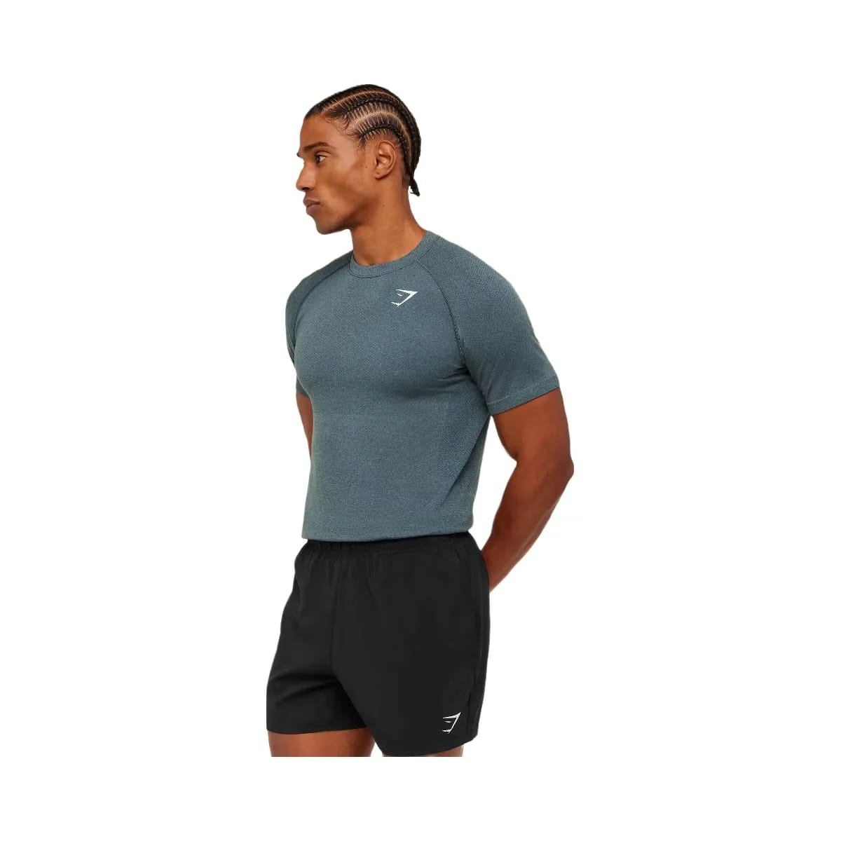 Gymshark Vital Seamless T-Shirt "Iron Blue Stealth Blue"