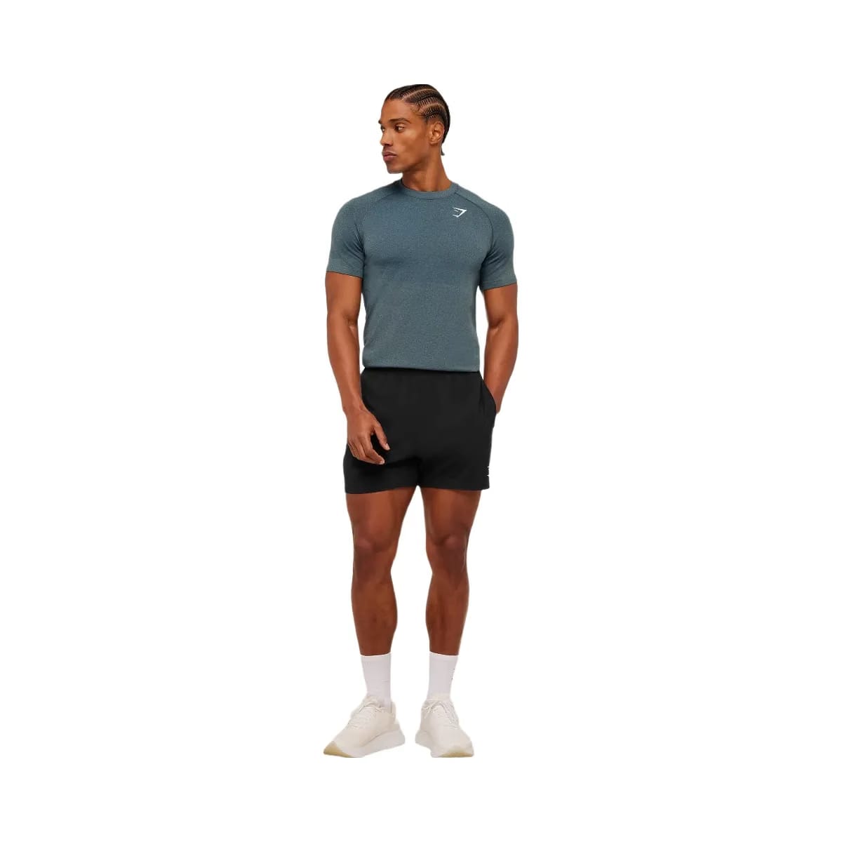 Gymshark Vital Seamless T-Shirt "Iron Blue Stealth Blue"