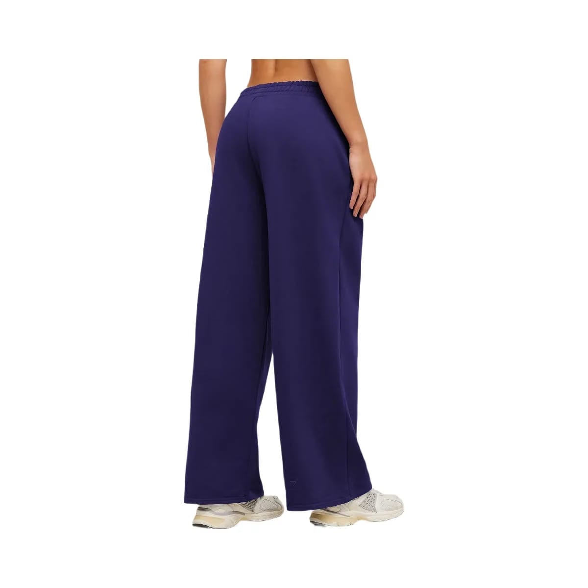 Gymshark Script Embroidery Wide Leg Pants "Indigo Purple"