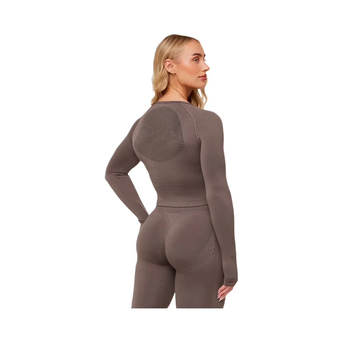 Gymshark Lift Seamless Jacket "Cool Brown"