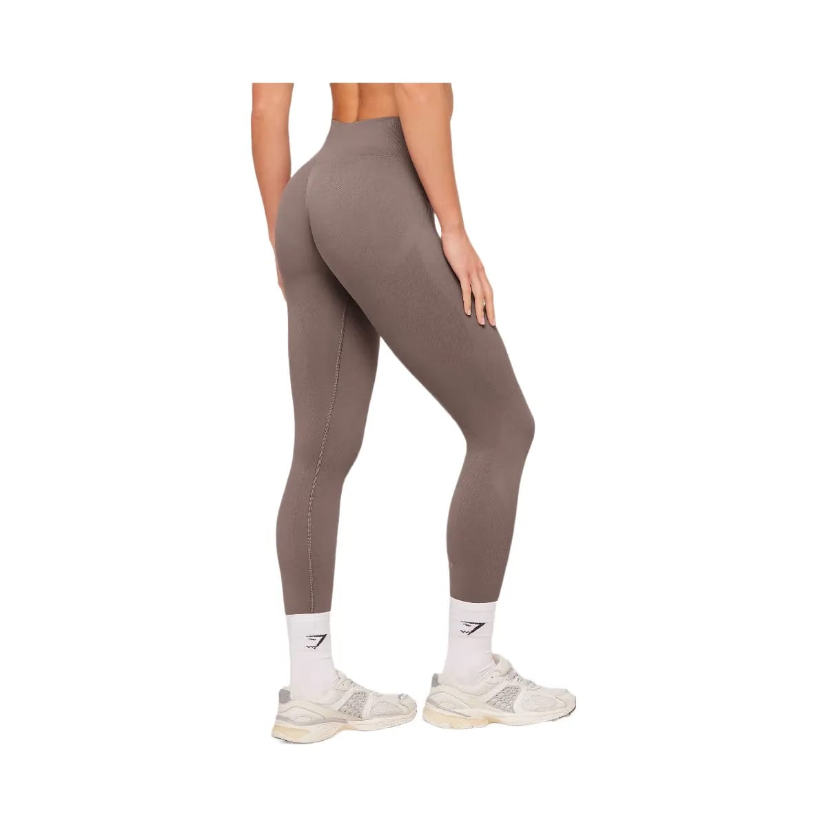 Gymshark Poise Seamless Leggings "Cool Brown"