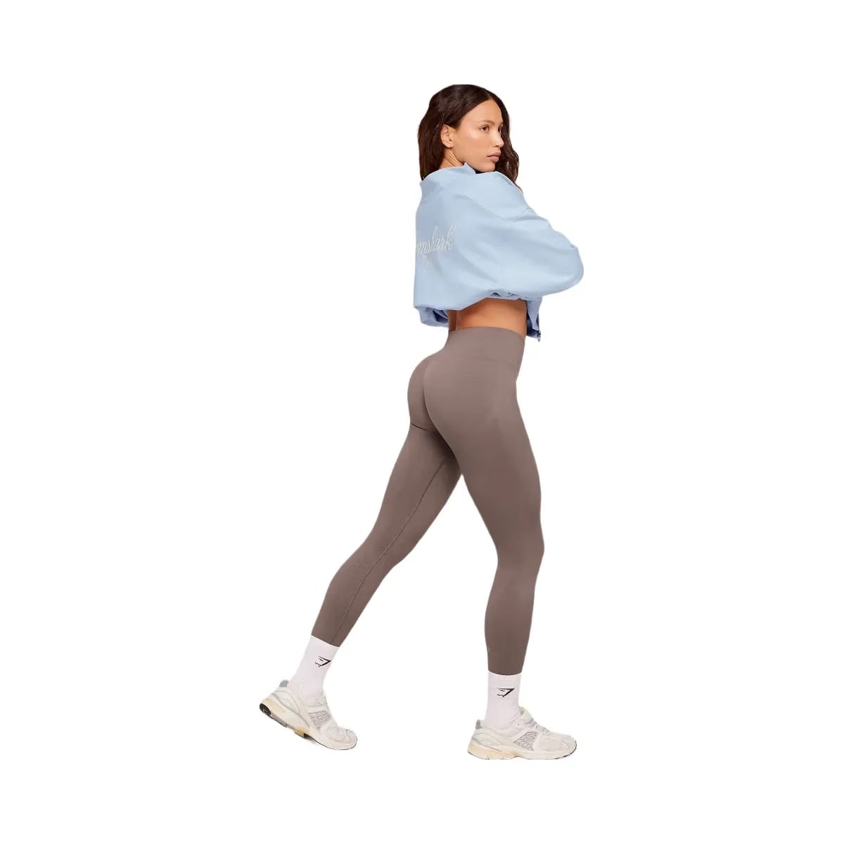 Gymshark Poise Seamless Leggings "Cool Brown"