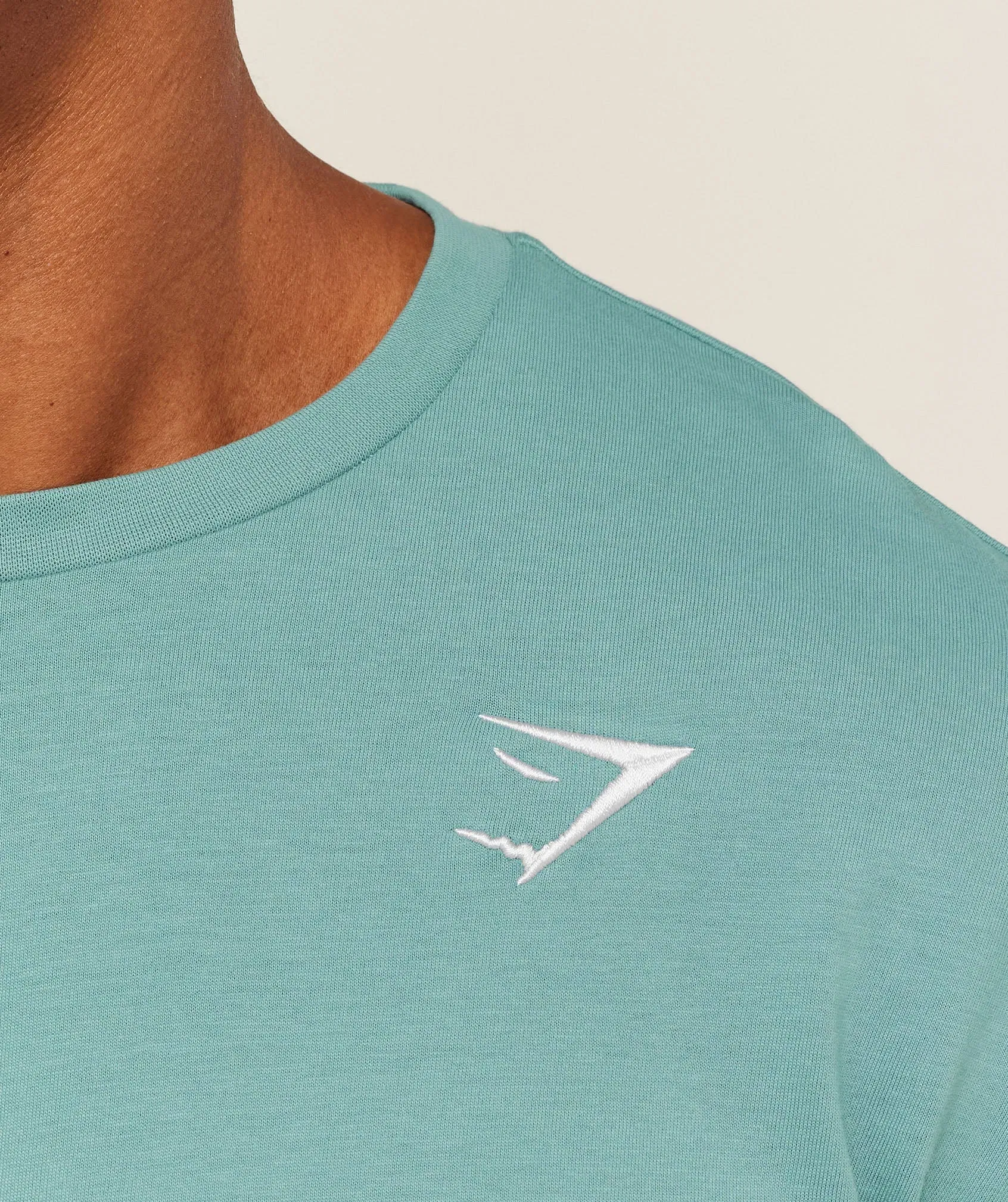 Gymshark Crest T-Shirt Gs Storm Blue
