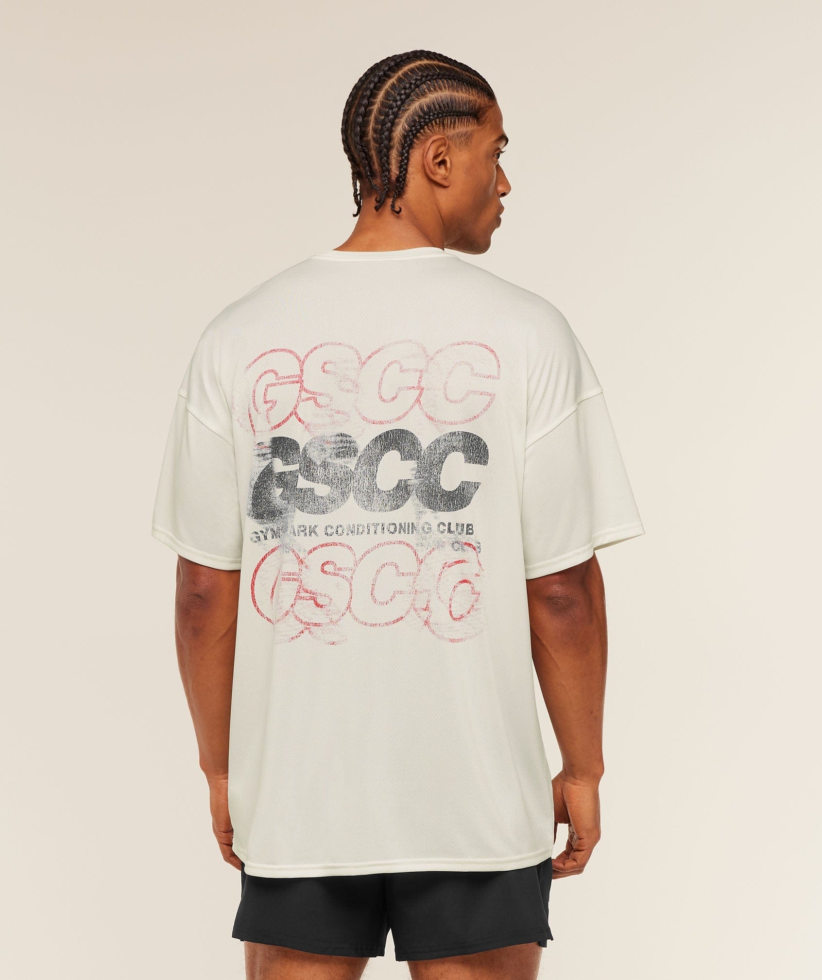 Gymshark Gscc Graphic T-Shirt Soft White