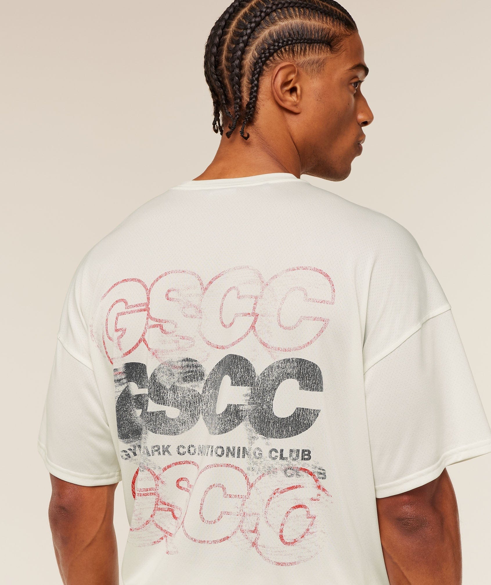 Gymshark Gscc Graphic T-Shirt Soft White