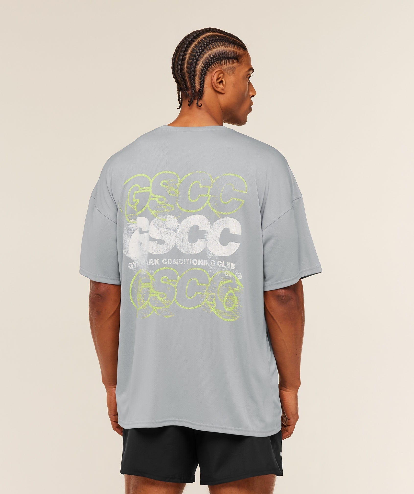 Gymshark Gscc Graphic T-Shirt Denim Grey