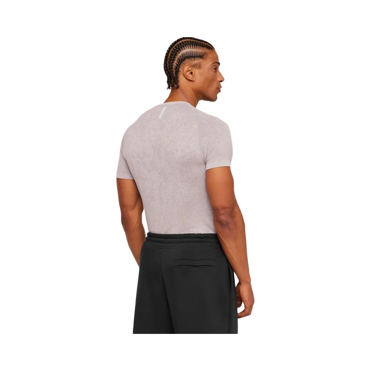 Gymshark Geo Seamless Grid T-Shirt "Dawn Purple Dusk Purple"