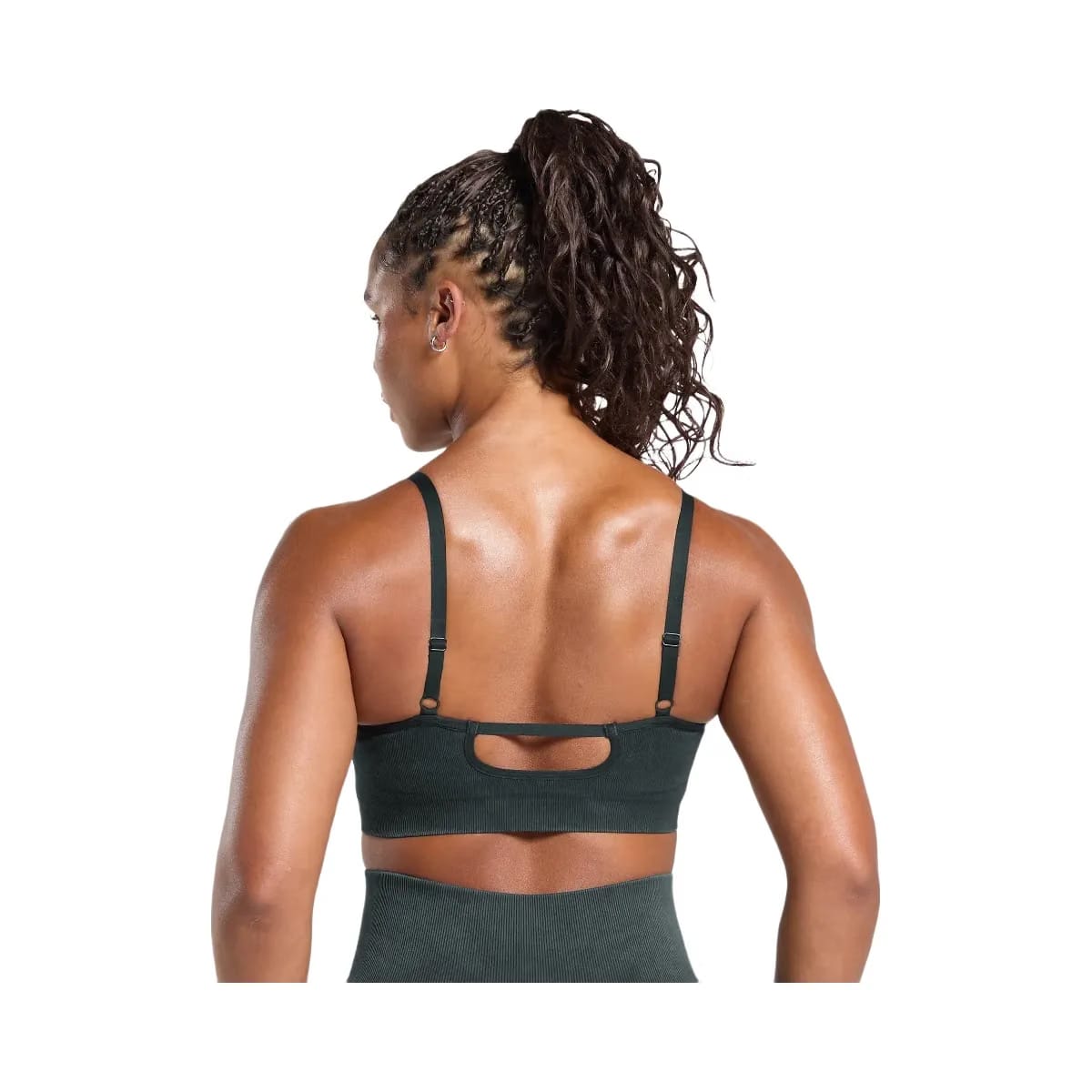 Gymshark Gains Seamless Washed Sports Bra "Black"