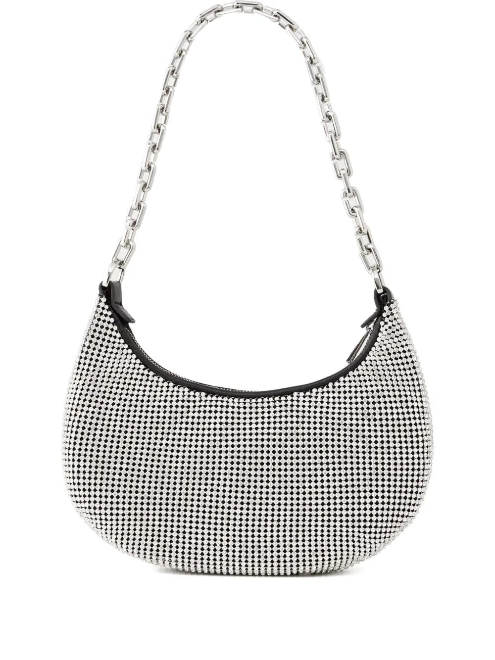 small The Curve crystal-embelishmend logo-detail shoulder bag
