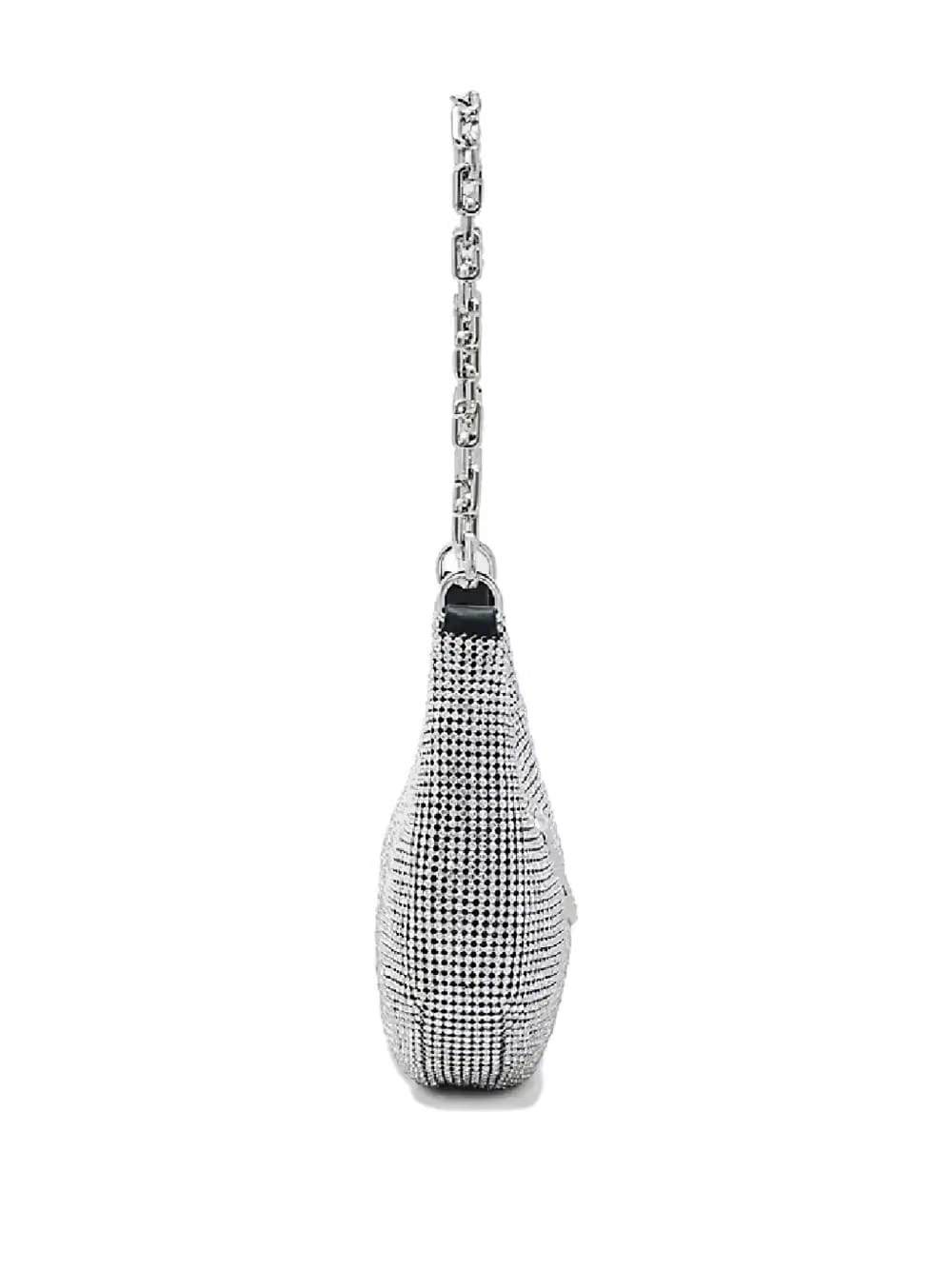 small The Curve crystal-embelishmend logo-detail shoulder bag