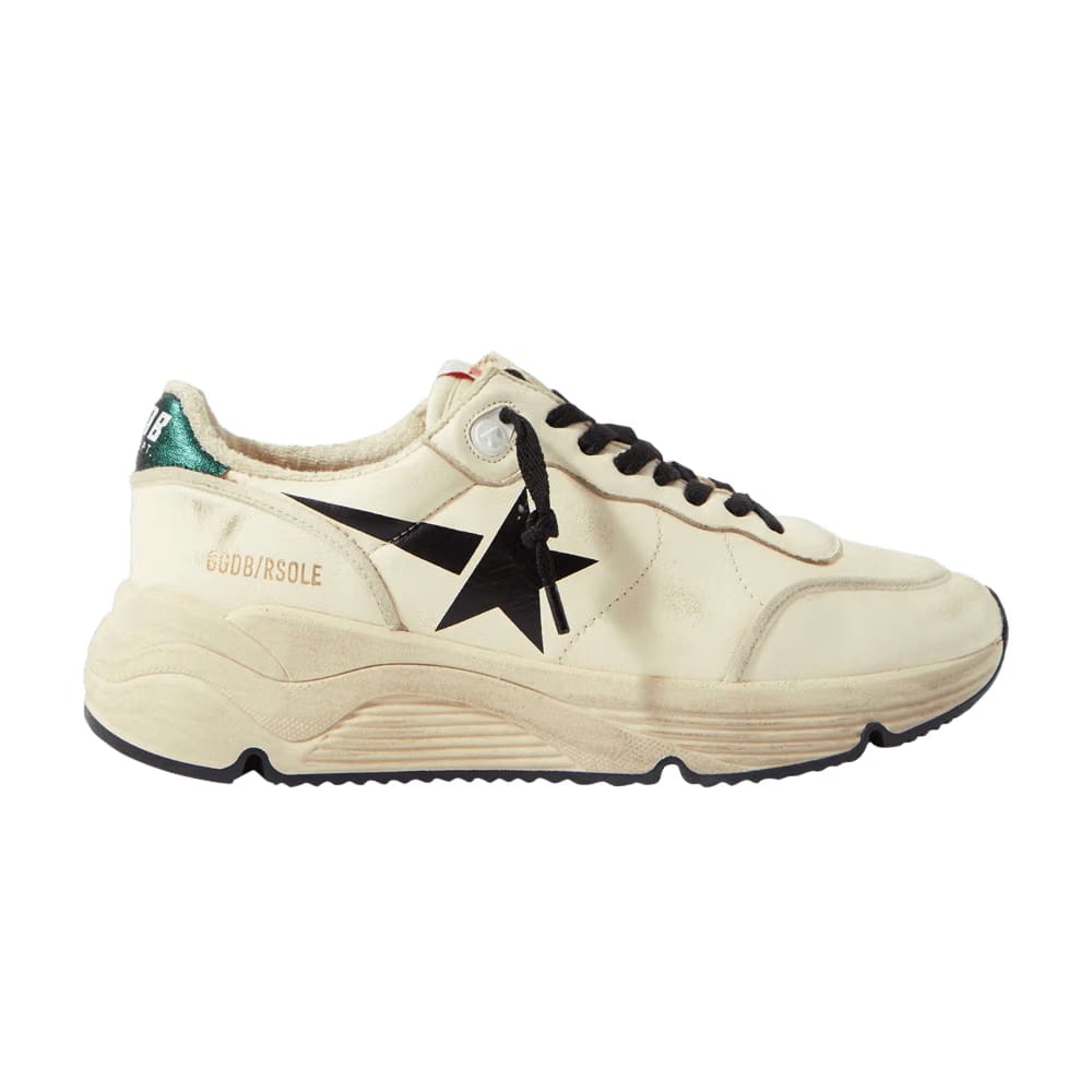Golden Goose Running Sole 'Dirty White Emerald Green'