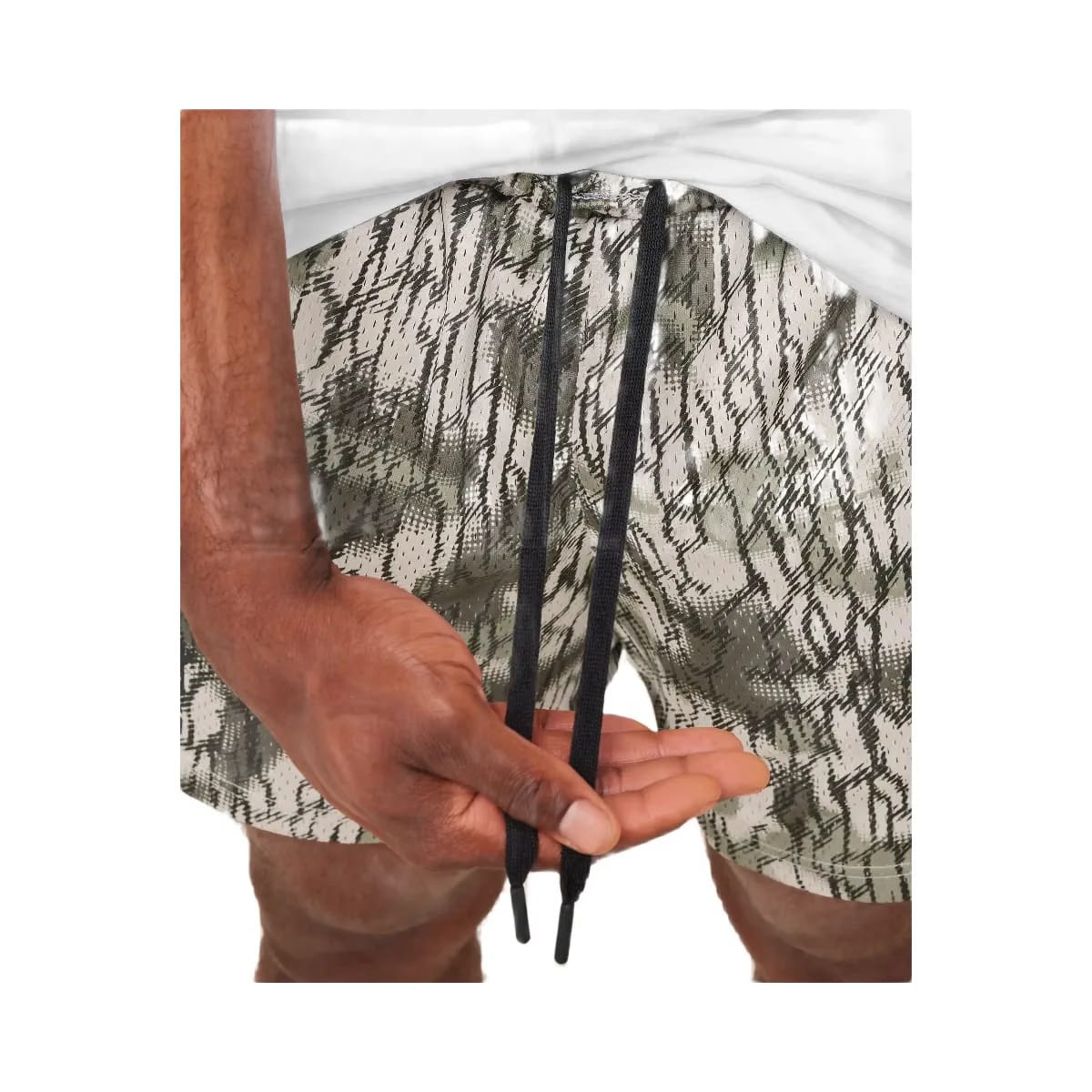 Gymshark Lifting Mesh 5" Shorts Pebble Grey