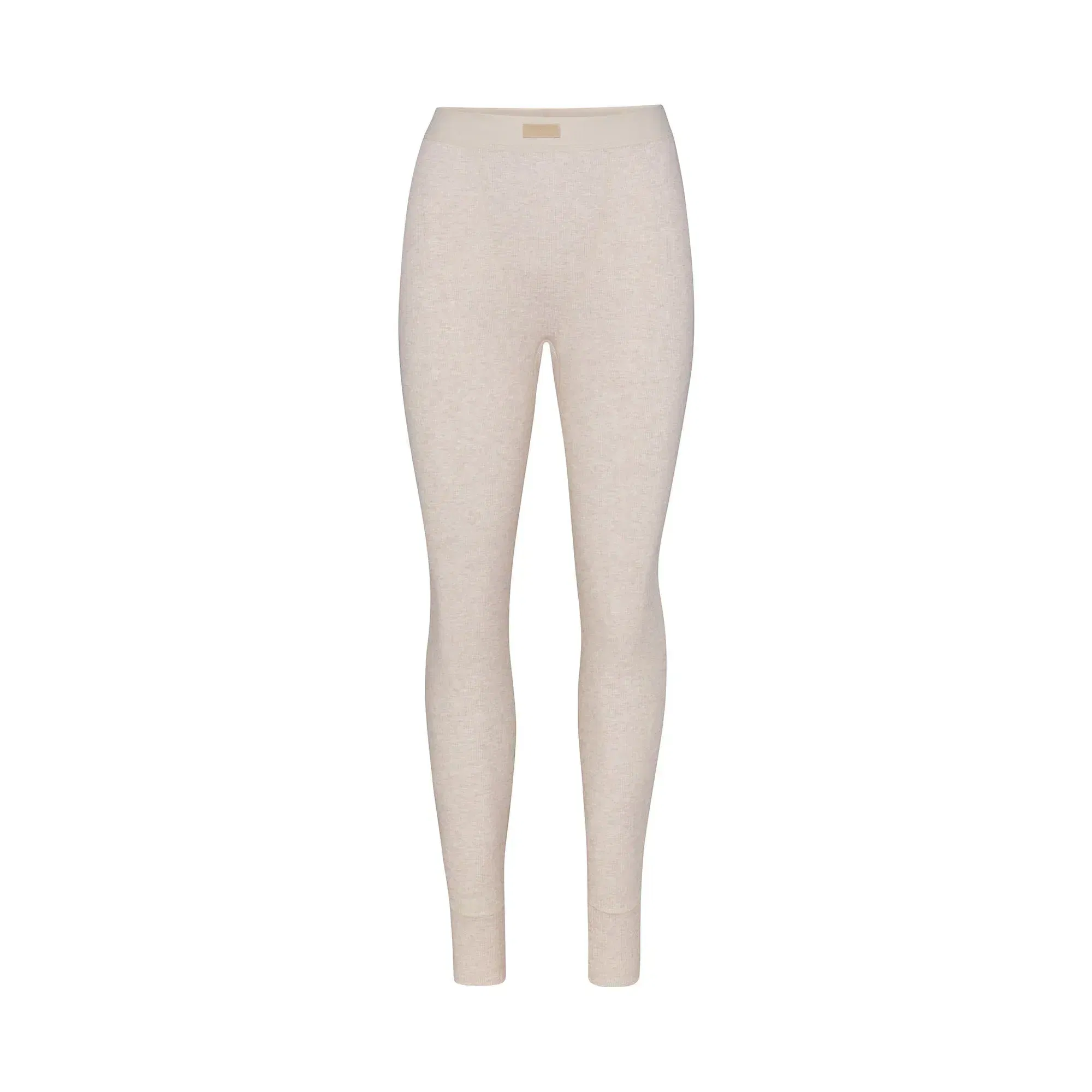 Skims Cotton Rib Legging Heather Oatmeal