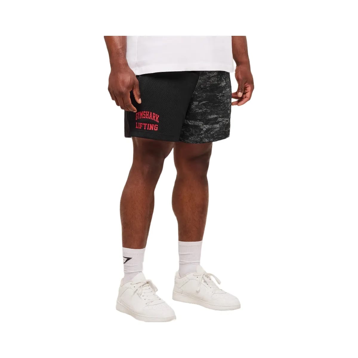 Gymshark Lifting Mesh 5" Shorts "Ash Grey"