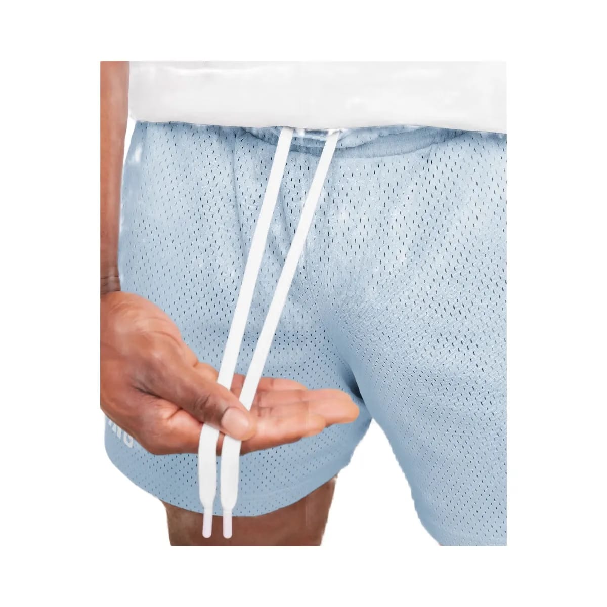 Gymshark Lifting Mesh 5" Shorts Chilled Blue