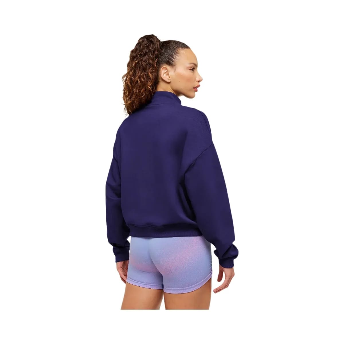 Gymshark Script Embroidery Full Zip Jacket "Indigo Purple"